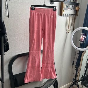 Bo + Tee Flare Pants Coral Pink